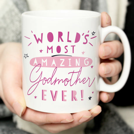 Personalised Amazing Godmother Mug: 1 - Mugs By Gift Moments