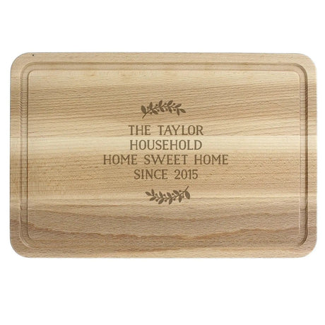 Personalised Wreath Chopping Board: 3 - Chopping Boards By Gift Moments