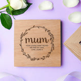 Personalised Oak Photo Cube Keepsake: 2 - Photo Cubes By Gift Moments