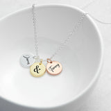 Personalised You & Me 3 Disc Necklace Default Title - Jewellery at Gift Moments