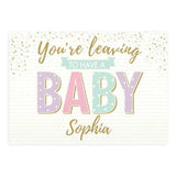 Personalised Baby Departure Card: 3 - Greeting Cards By Gift Moments