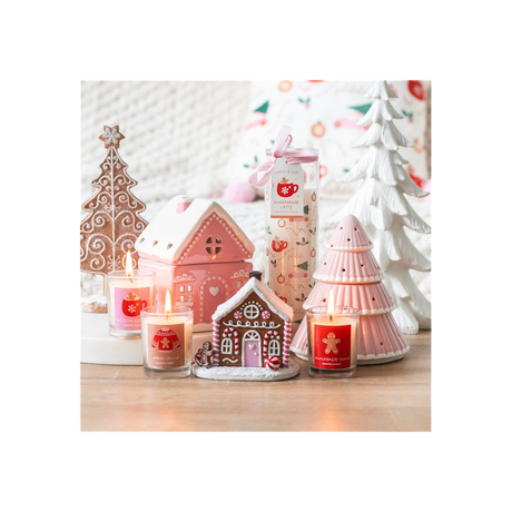 Pink Gingerbread House Incense Cone Burner: 6 - Incense Holders By Gift Moments