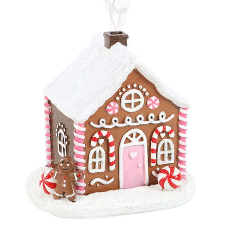 Pink Gingerbread House Incense Cone Burner: 2 - Incense Holders By Gift Moments