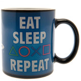 PlayStation Heat Changing Mug - Eat Sleep Repeat: 4 - Mugs By PlayStation