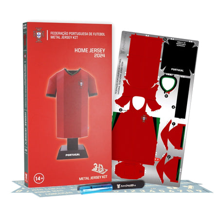 Portugal 2024 Custom Metal Home Shirt Kit: 1 - Display Kit By Portugal