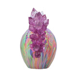 Psychedelic Crystal Skull with Light Up Mohawk: 4 - Figurines Medium (15-29cm) By NN Designs