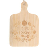 Pumpkin Season Bamboo Serving Board: 3 - Wooden Chopping and Serving Boards By Gift Moments