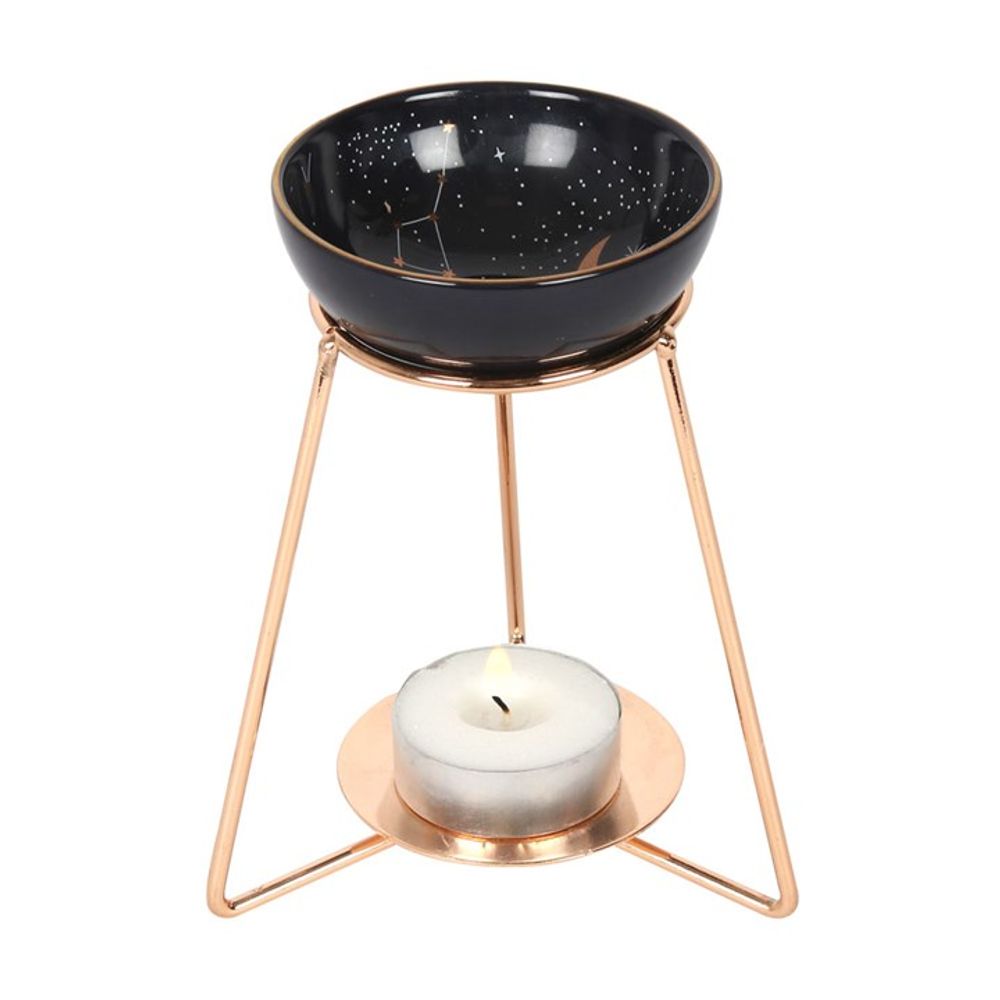 Purple Star Sign Oil Burner on Metal Base: 2 - Oil & Wax Burners By Gift Moments