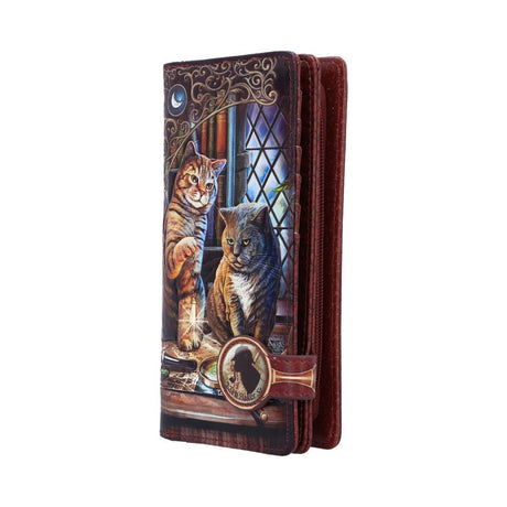 Purrlock Holmes Embossed Purse (LP) 18.5cm: 5 - Purses By Lisa Parker