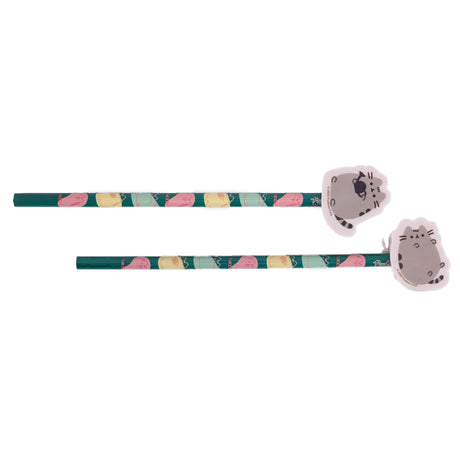 Pusheen 2-Pack Pencil and Eraser Set: 3 - Pens & Pencils By Pusheen