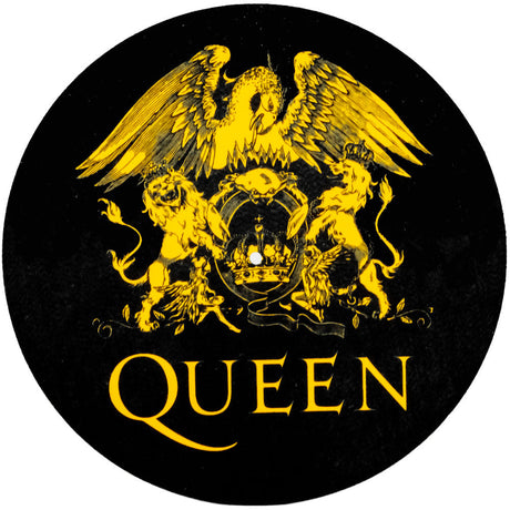 Queen Logo Black Felt Record Slipmat: 1 - Slipmats By Queen