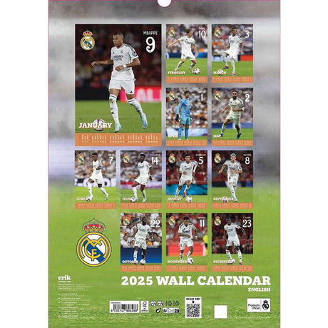 Real Madrid FC A3 Calendar 2025: 4 - Calendars & Planners By Real Madrid