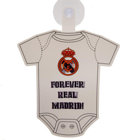 Real Madrid FC Baby On Board Sign: 1 - Car Accessories By Real Madrid