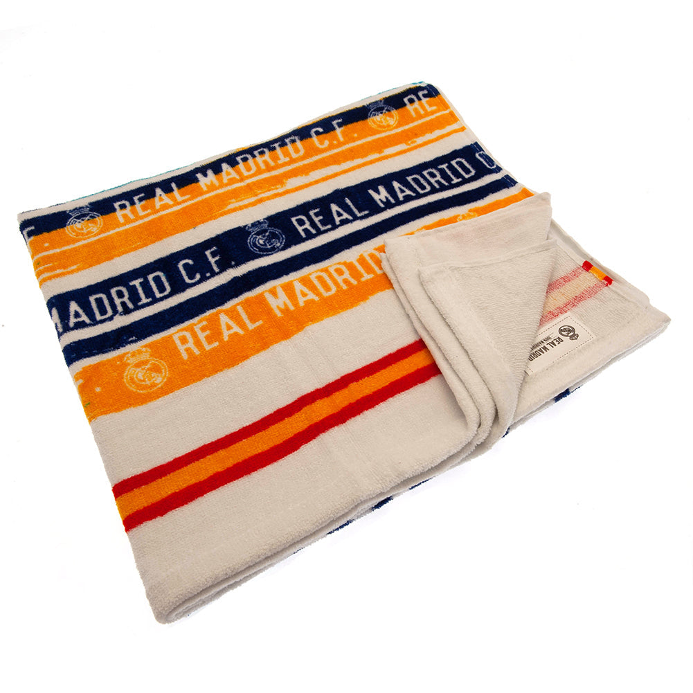 Real Madrid FC Luxurious Cotton Velour Towel: 2 - Towels By Real Madrid