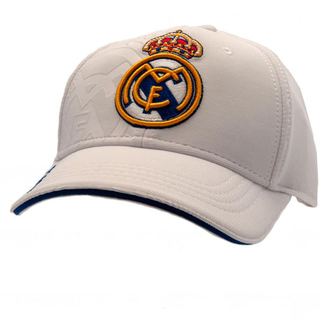 Real Madrid White Debossed Cap: 4 - Caps & Hats By Real Madrid