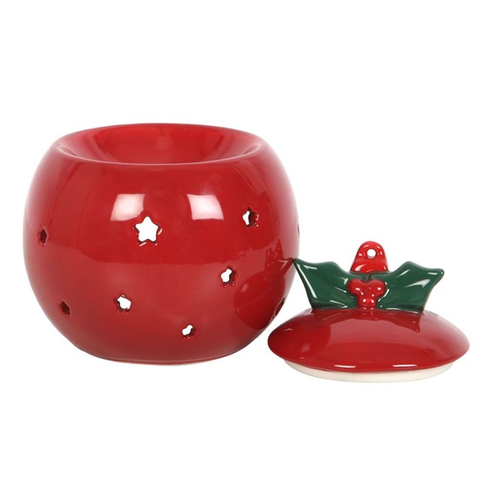 Red Bauble Oil Burner: 3 - Oil & Wax Burners By Gift Moments