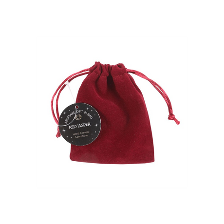 Red Jasper Star Crystal in Velvet Bag: 3 - By Gift Moments