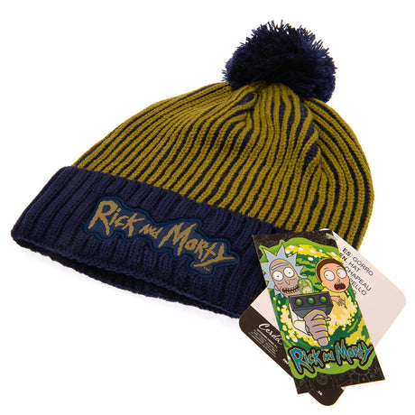 Rick And Morty Knitted Bobble Beanie: 3 - Caps & Hats By Rick And Morty