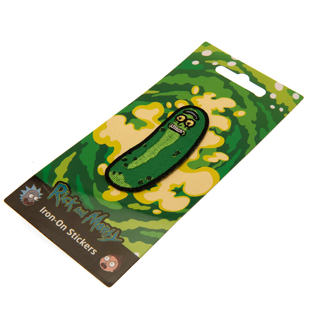 Pickle Rick Iron-On Patch: 3 - Badges By Rick And Morty