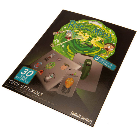 Rick And Morty Vinyl Tech Stickers Set: 4 - Stickers By Rick And Morty