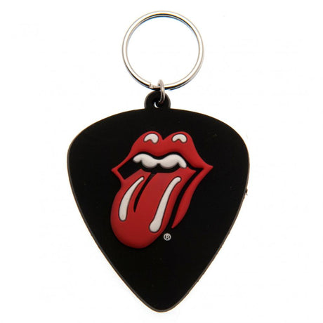 Rolling Stones PVC Keyring with Chain: 1 - Keyrings By The Rolling Stones