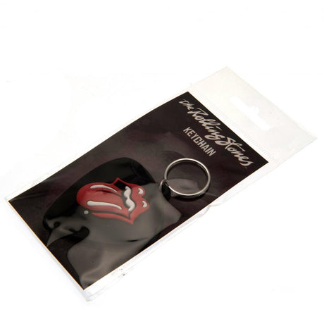 Rolling Stones PVC Keyring with Chain: 3 - Keyrings By The Rolling Stones