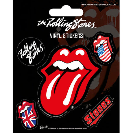 Rolling Stones Vinyl Sticker Set: 1 - Stickers By The Rolling Stones