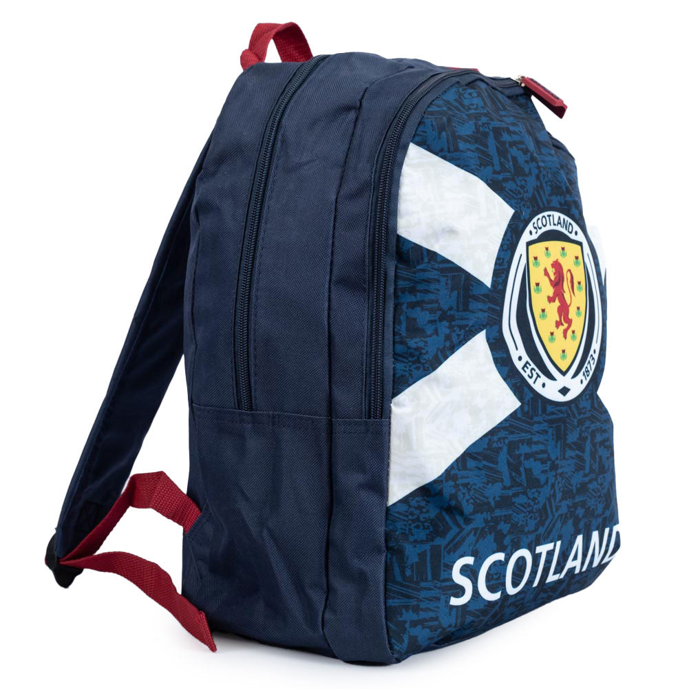 Scottish FA Navy Blue Backpack: 3 - Bags By Scotland