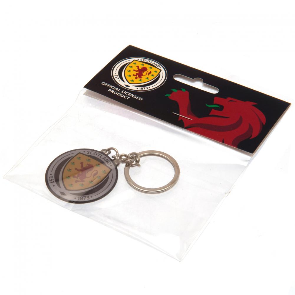 Scottish FA Keyring: 3 - Keyrings By Scotland