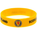 Scottish FA Yellow Silicone Wristband: 1 - Accessories By Scotland