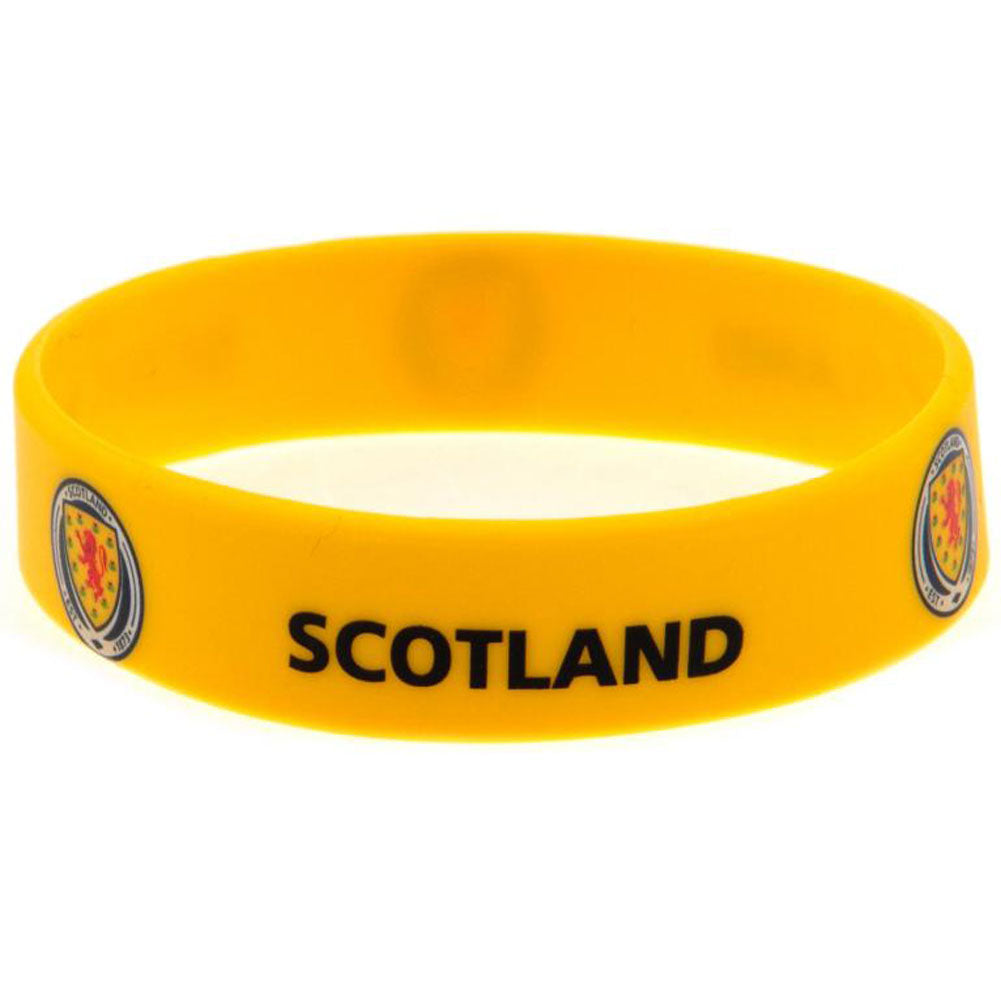 Scottish FA Yellow Silicone Wristband: 2 - Accessories By Scotland