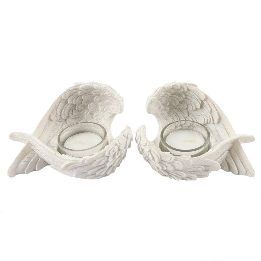 Set of 2 Winged Candle Holders: 1 - Candle Holders By Gift Moments