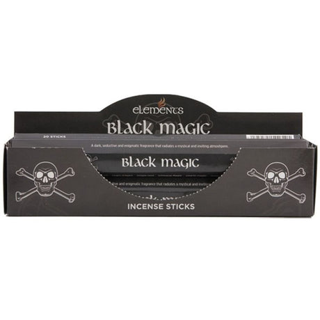 Set of 6 Packets of Elements Black Magic Incense Sticks: 1 - Incense By Gift Moments