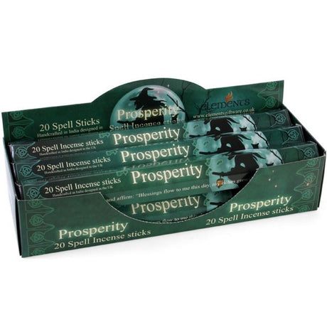 Set of 6 Packets of Prosperity Spell Incense Sticks by Lisa Parker: 1 - Incense By Gift Moments