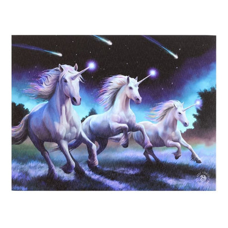 Shooting Stars Unicorn Canvas Plaque: 1 - Wall Art By Gift Moments