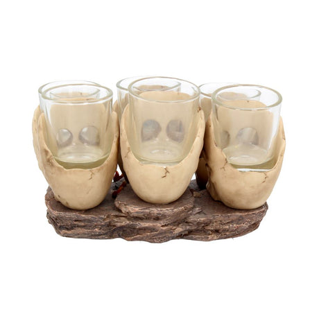 Six Shooter Skulls Skull Shot Glass Set: 5 - Shot Glasses By Gift Moments