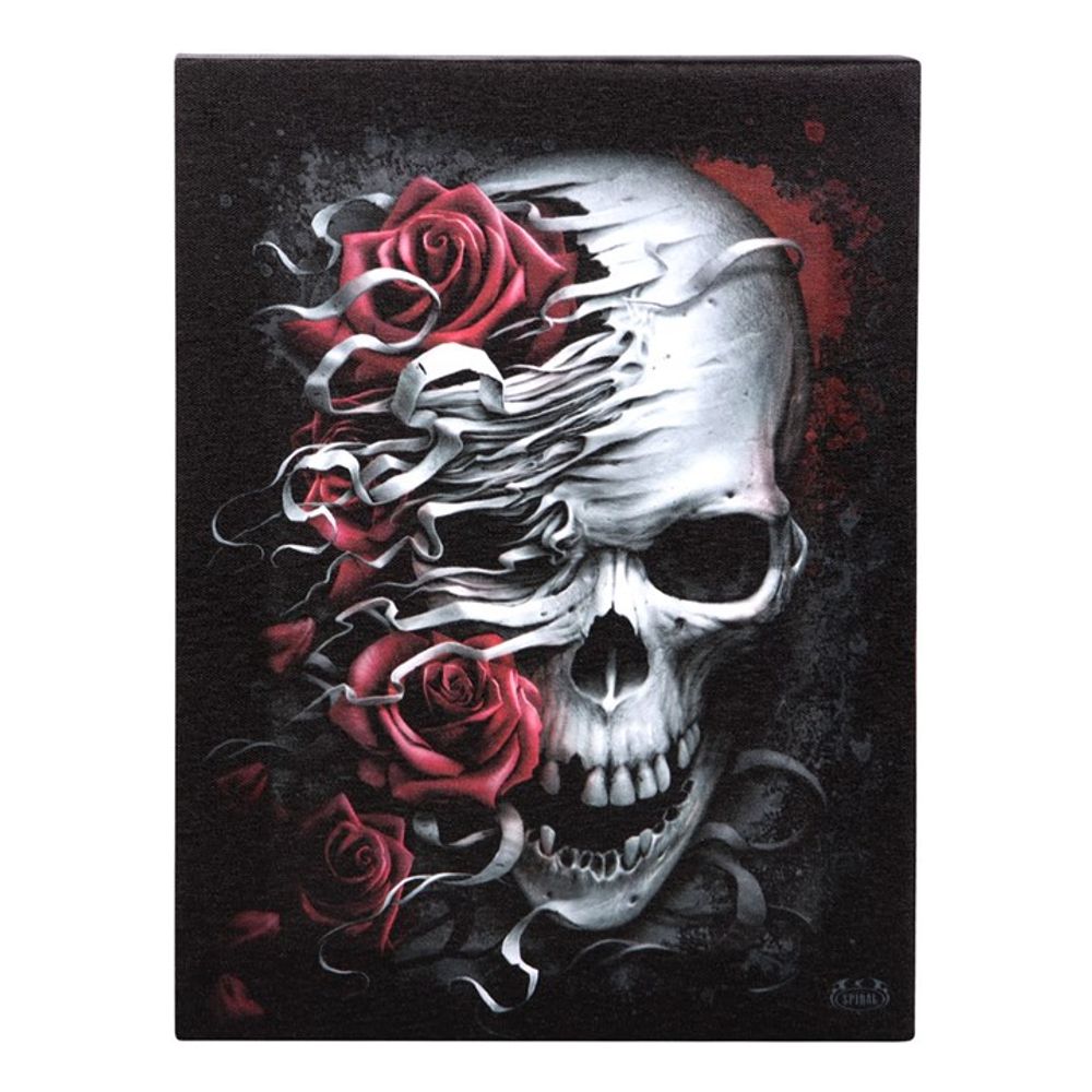 Skulls n Roses Canvas Plaque by Spiral Direct: 2 - Wall Art By Gift Moments