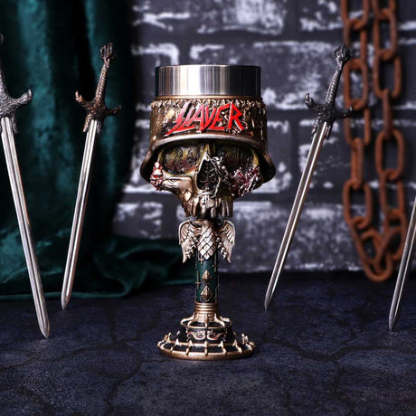 Slayer Helmet Skull Logo Goblet: 1 - Goblets & Chalices By Slayer