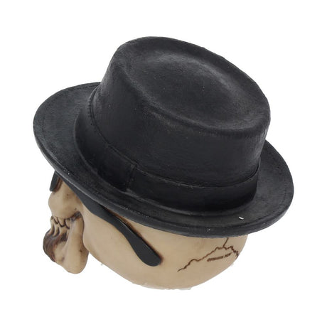 Small Badass Hat and Sunglasses Skull Figurine: 5 - Figures & Collectables By Gift Moments