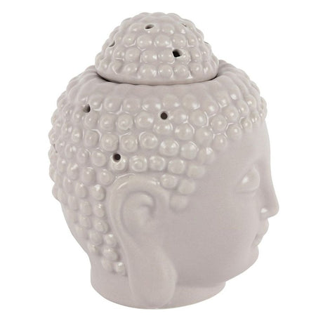 Small Grey Buddha Head Oil Burner: 4 - Oil & Wax Burners By Gift Moments