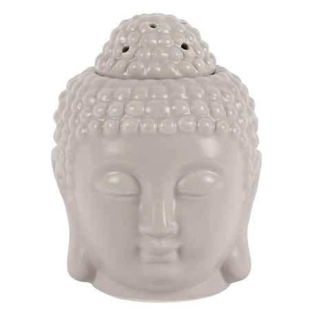 Small Grey Buddha Head Oil Burner: 2 - Oil & Wax Burners By Gift Moments