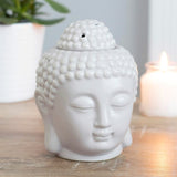 Small Grey Buddha Head Oil Burner: 1 - Oil & Wax Burners By Gift Moments