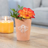 Small Terracotta Single Bee Motif Plant Pot: 1 - Pots & Planters By Gift Moments