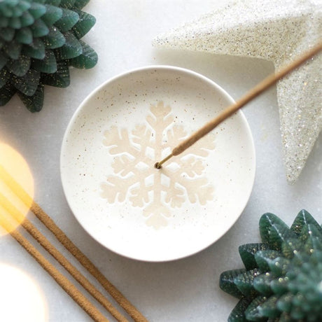 Snowflake Incense Ash Catcher: 1 - Incense Holders By Gift Moments