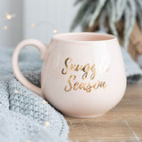 Snuggle Season Pink Ceramic Mug: 1 - Mugs By Gift Moments