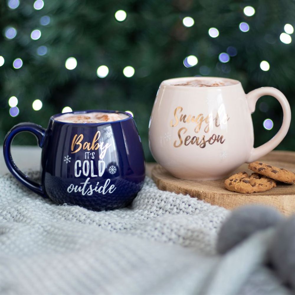 Snuggle Season Pink Ceramic Mug: 5 - Mugs By Gift Moments