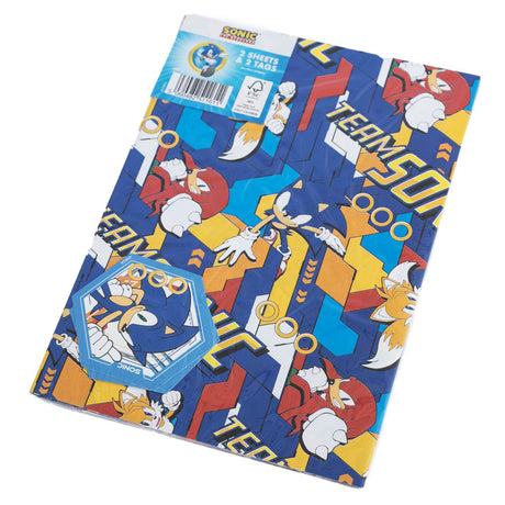 Sonic The Hedgehog Gift Wrap: 5 - Gift Wrap & Bags By Sonic The Hedgehog