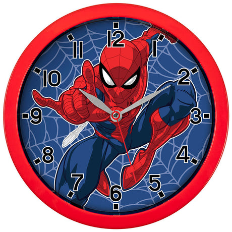 Spider-Man Action Pose Wall Clock: 1 - Clocks By Spider-Man