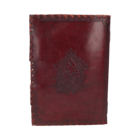 Spirit Board Clasping Embossed Leather Journal: 5 - Leather Journals By NN Designs