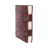 Spirit Board Clasping Embossed Leather Journal: 3 - Leather Journals By NN Designs